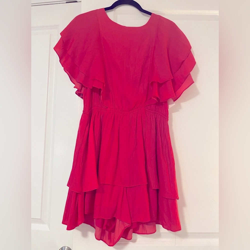 The Impeccable Pig Pink Romper L- new w tags